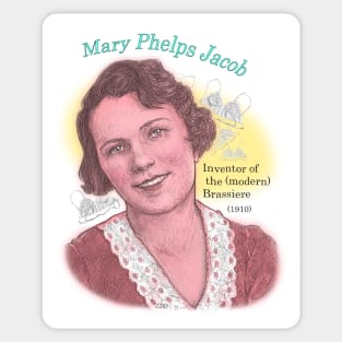 Mary Phelps Jacob, Inventor of the Modern Bra Sticker